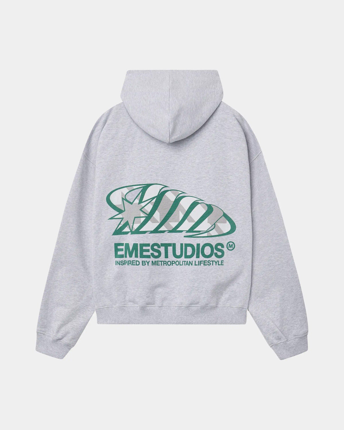 Eme Studios Claurev Grey Oversized Hoodie