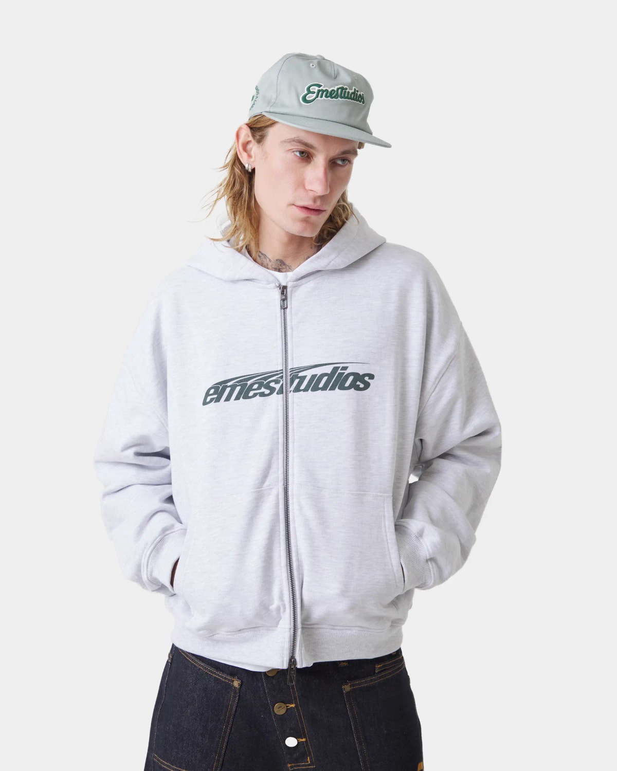 Eme Studios Intel Heather Grey Full-Zip
